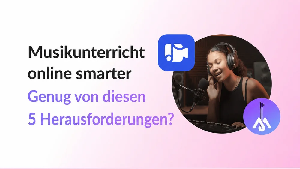 5 Herausforderungen beim Online-Musikunterricht / MOOZ Blog