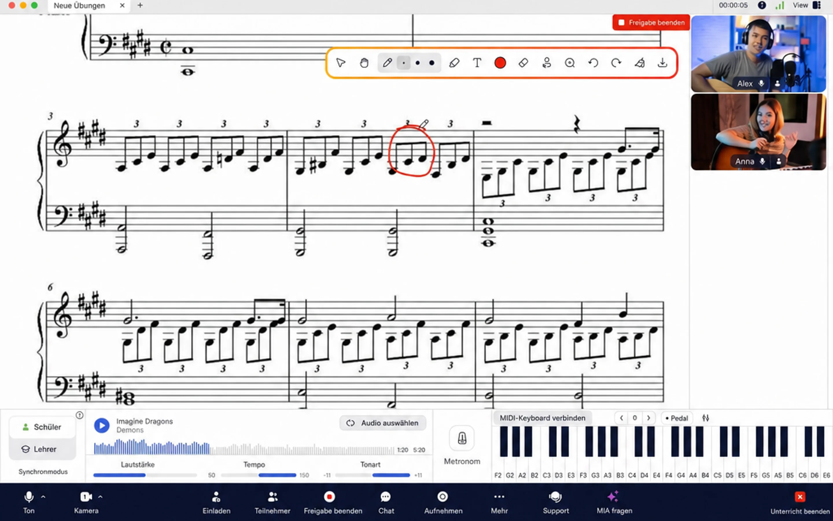 Dateifreigabe | MOOZ Videoanruf-App