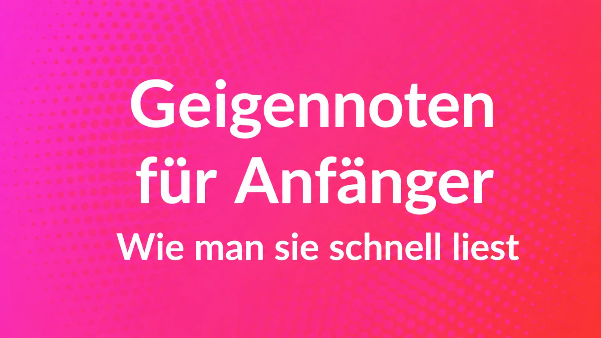 Geigennoten für Anfänger: So liest du sie schnell — MOOZ Blog-Cover