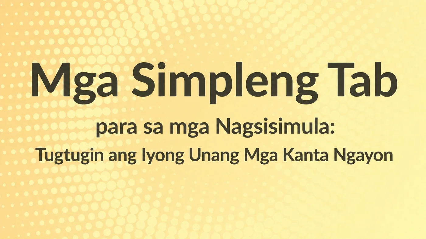 Madaling guitar tabs para sa mga baguhan — tugtugin ang iyong mga unang kanta ngayon
