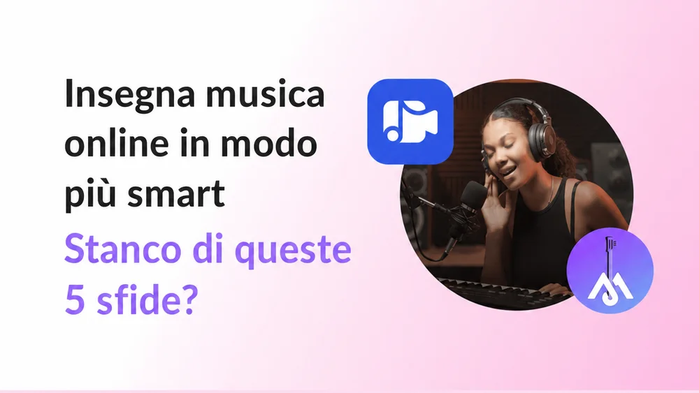 5 Sfide per insegnare musica online / MOOZ Blog