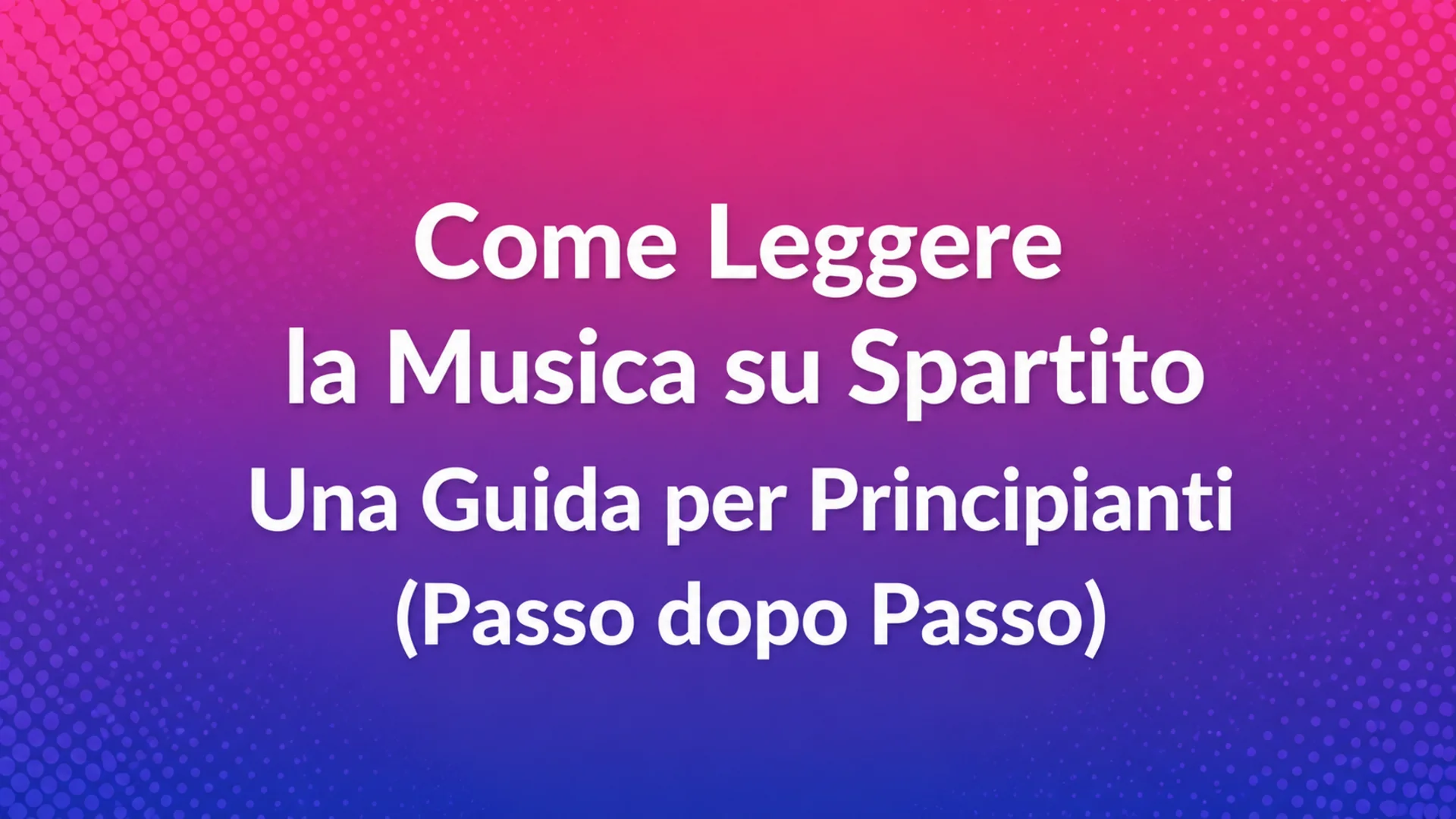 Come leggere gli spartiti: guida per principianti, passo dopo passo — copertina del blog MOOZ con un foglio di musica disegnato a mano