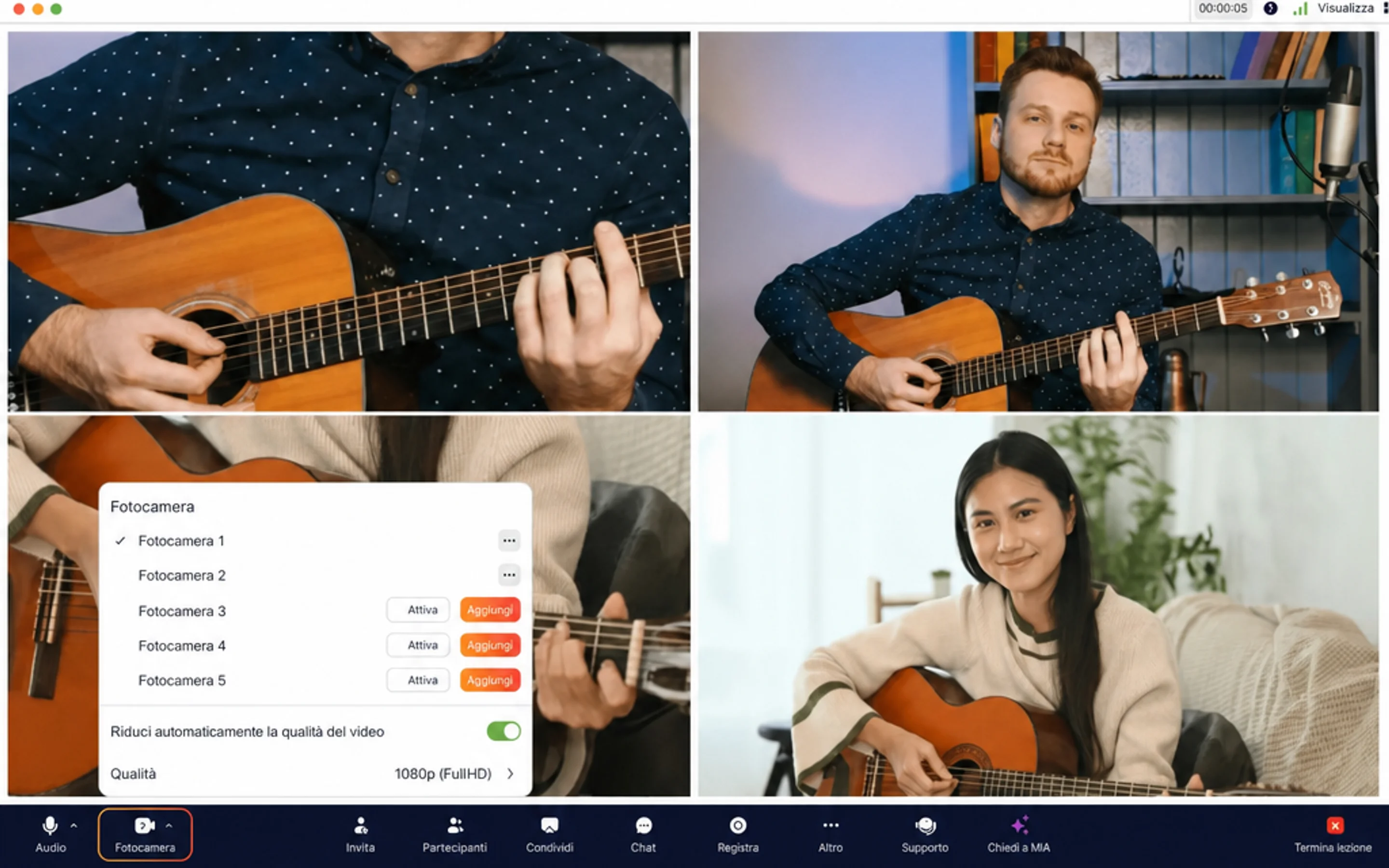 Configurazione multi-telecamera | MOOZ