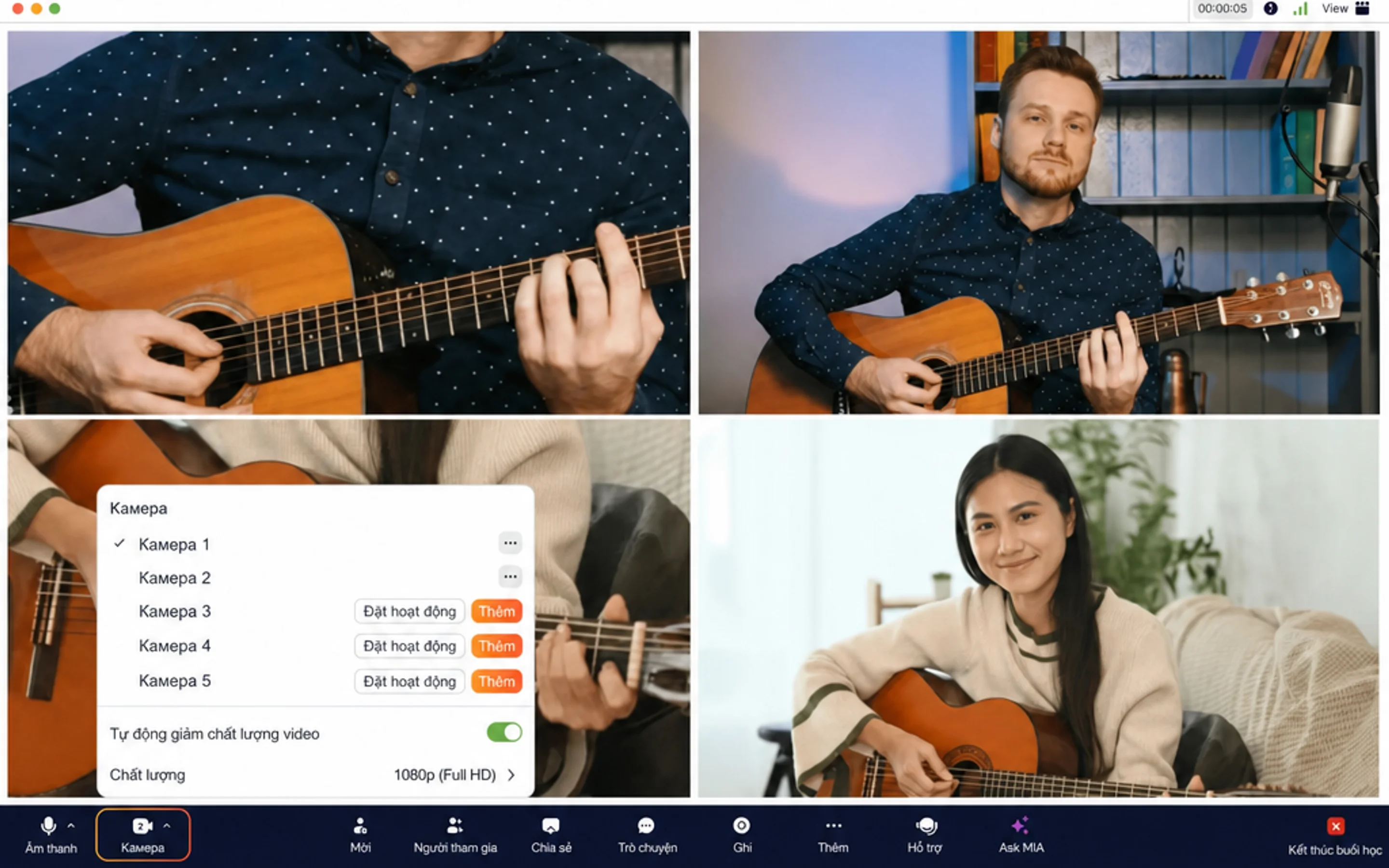 Thiết lập nhiều camera | MOOZ